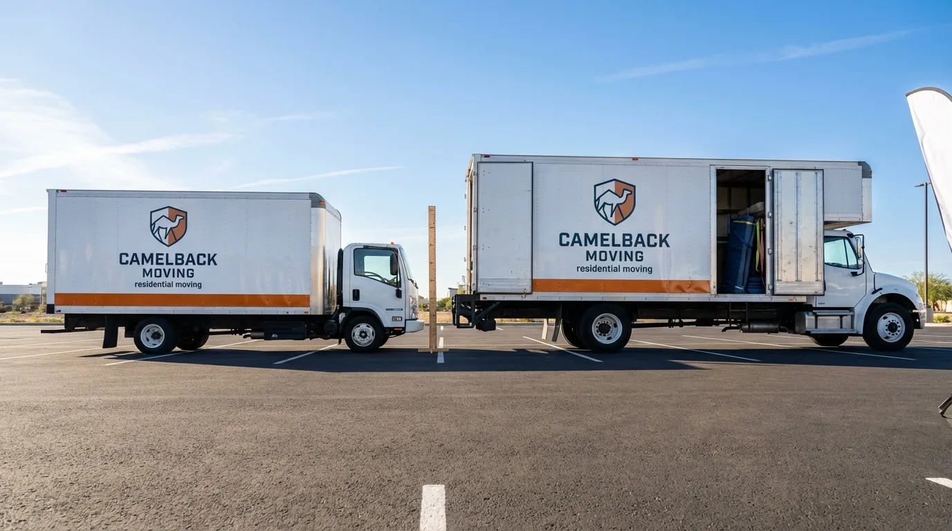 Moving truck size capacity guide in Plymouth